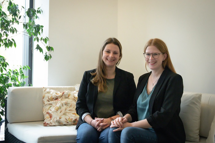 Johanna Haller und Claudia Merk
